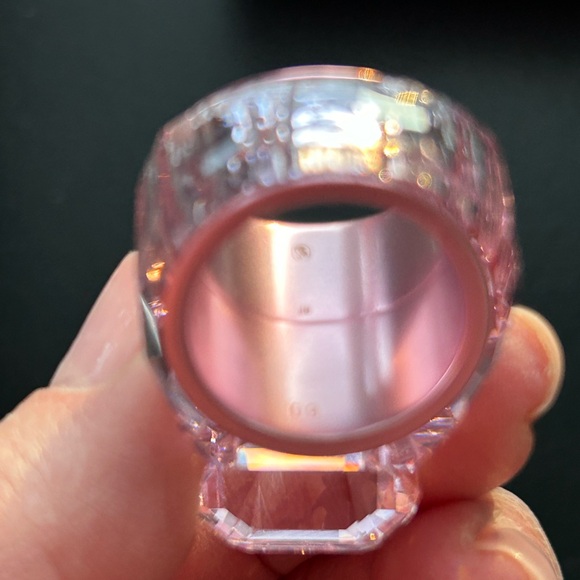 SWAROVSKI NEW Lucent - Anillo de cóctel para joyería, cristal azul, cristal rosa - Picture 9 of 13